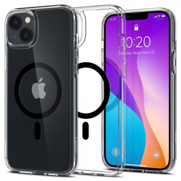 Spigen iPhone 14 Skal Ultra Hybrid MagFit Svart