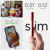 Spigen iPhone 14 Skal Ultra Hybrid Red Crystal