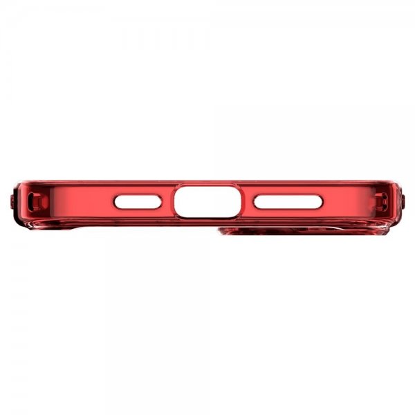 Spigen iPhone 14 Skal Ultra Hybrid Red Crystal