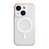 iPhone 13/iPhone 14 Skal Korrugerad MagSafe Orange