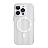 iPhone 13/iPhone 14 Skal Korrugerad MagSafe Transparent
