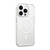 iPhone 13/iPhone 14 Skal Korrugerad MagSafe Transparent