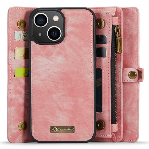 CaseMe iPhone 15 Fodral 008 Series Löstagbart Skal Rosa