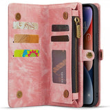 CaseMe iPhone 15 Fodral 008 Series Löstagbart Skal Rosa