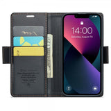 CaseMe iPhone 15 Fodral 023 Series Svart