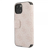 Guess iPhone 15 Fodral 4G Logo Rosa