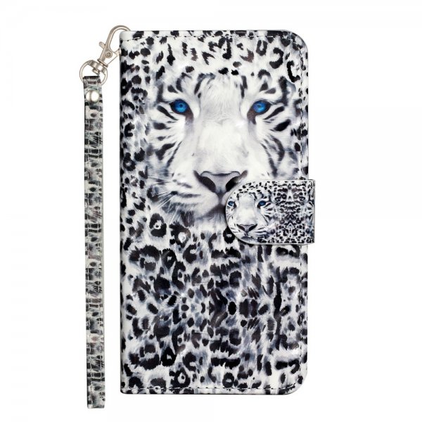 iPhone 15 Fodral Motiv Vit Tiger