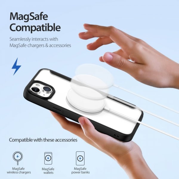 Dux Ducis iPhone 15 Fodral Skin X Pro Series MagSafe Svart