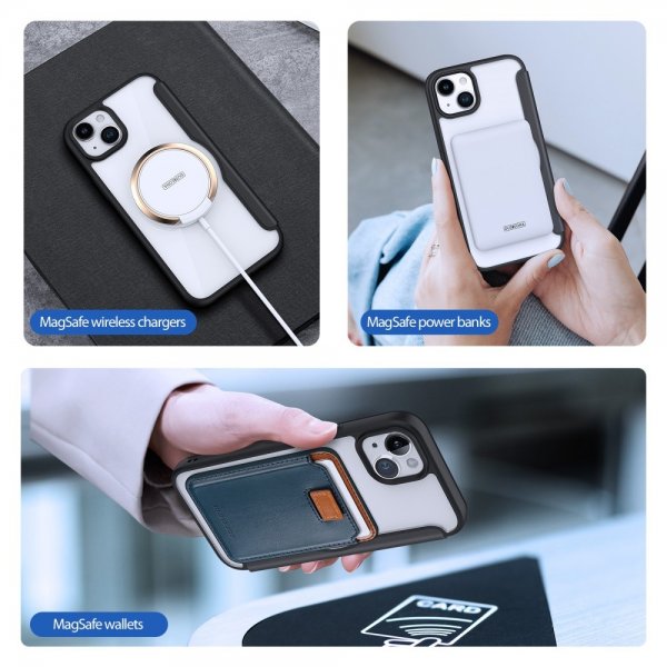 Dux Ducis iPhone 15 Fodral Skin X Pro Series MagSafe Svart