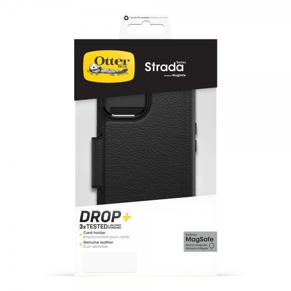 Otterbox iPhone 15 Fodral Strada MagSafe Shadow Black