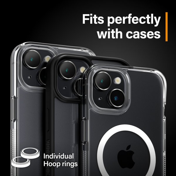PanzerGlass iPhone 15/iPhone 15 Plus Kameraskydd Hoops