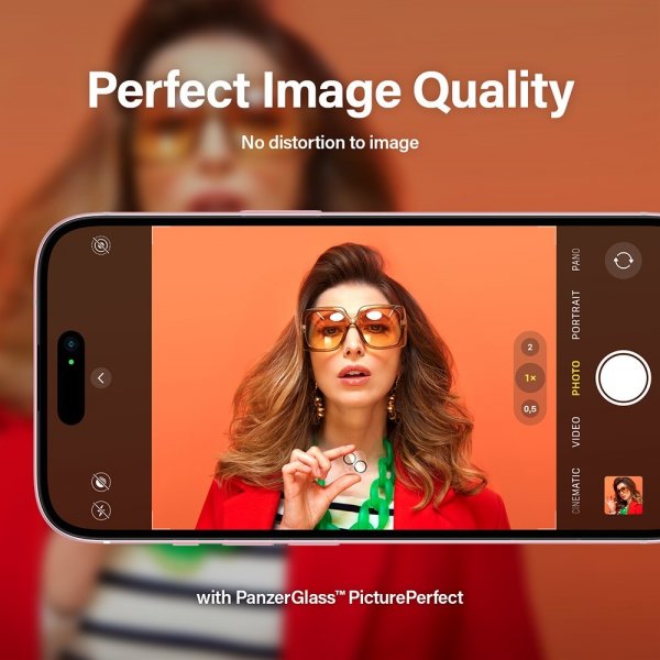 PanzerGlass iPhone 15/iPhone 15 Plus Kameraskydd PicturePerfect
