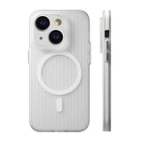 iPhone 15 Skal Korrugerad MagSafe Vit