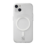 Rvelon iPhone 15 Skal Korrugerad MagSafe Vit