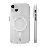 Rvelon iPhone 15 Skal Korrugerad MagSafe Vit