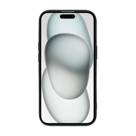iPhone 15 Skal Silikon Kortfack Svart