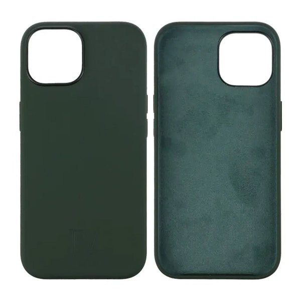 Rvelon iPhone 15 Skal Silikon Grön