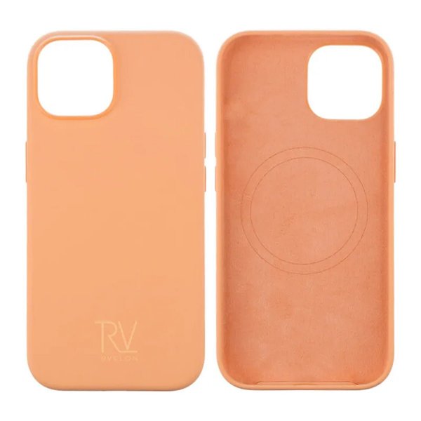 Rvelon iPhone 15 Skal Silikon MagSafe Gul