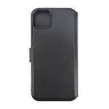 Rvelon iPhone 15 Fodral Äkta Läder Svart