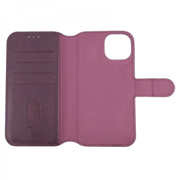 Rvelon iPhone 15 Fodral Magnetiskt Avtagbart Skal Lila