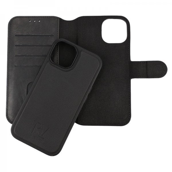 Rvelon iPhone 15 Fodral Magnetiskt Avtagbart Skal Svart