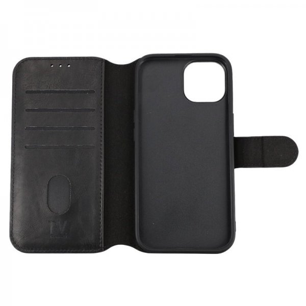 Rvelon iPhone 15 Fodral Magnetiskt Avtagbart Skal Svart