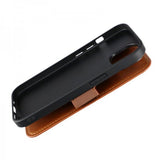Rvelon iPhone 15 Fodral 4 Kortfack MagSafe Brun