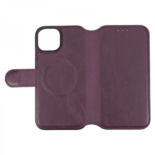 Rvelon iPhone 15 Fodral 4 Kortfack MagSafe Lila