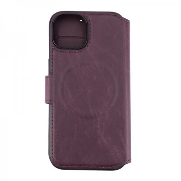 Rvelon iPhone 15 Fodral 4 Kortfack MagSafe Lila