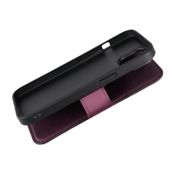 Rvelon iPhone 15 Fodral 4 Kortfack MagSafe Lila
