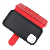 Rvelon iPhone 15 Fodral 4 Kortfack MagSafe Röd