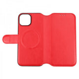 Rvelon iPhone 15 Fodral 4 Kortfack MagSafe Röd