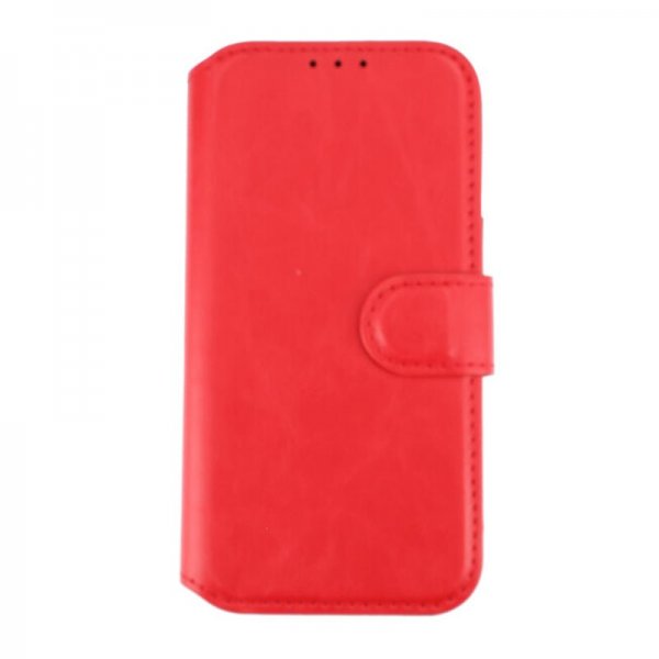 Rvelon iPhone 15 Fodral 4 Kortfack MagSafe Röd