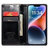 CaseMe iPhone 15 Plus Fodral 003 Series Svart