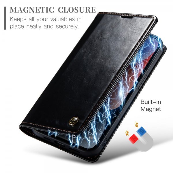 CaseMe iPhone 15 Plus Fodral 003 Series Svart