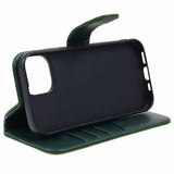 Nordic Covers iPhone 15 Plus Fodral Essential Leather Juniper Green