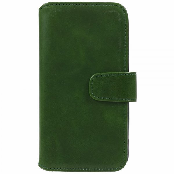 Nordic Covers iPhone 15 Plus Fodral Essential Leather Juniper Green