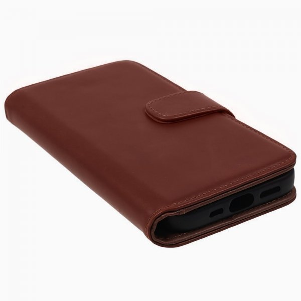Nordic Covers iPhone 15 Plus Fodral Essential Leather Maple Brown