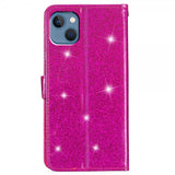 iPhone 15 Plus Fodral Glitter Magenta