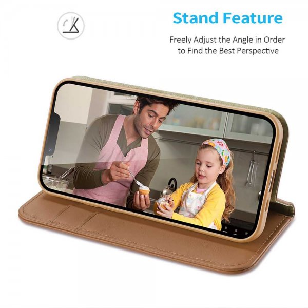 Dux Ducis iPhone 15 Plus Fodral Hivo Series Brun