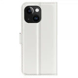iPhone 15 Plus Fodral Litchi Vit