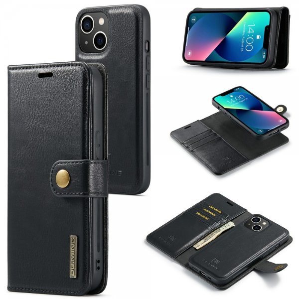 Dg.Ming iPhone 15 Plus Fodral med Löstagbart Skal Svart