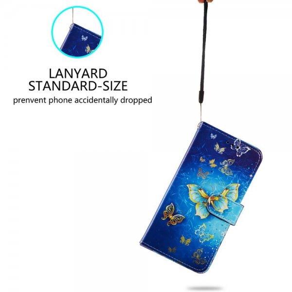iPhone 15 Plus Fodral Motiv Gyllene Fjäril