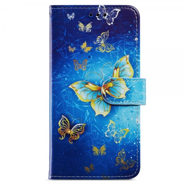 iPhone 15 Plus Fodral Motiv Gyllene Fjäril
