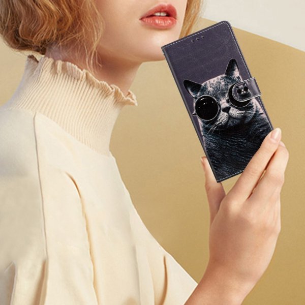 iPhone 15 Plus Fodral Motiv Katt med Solglasögon