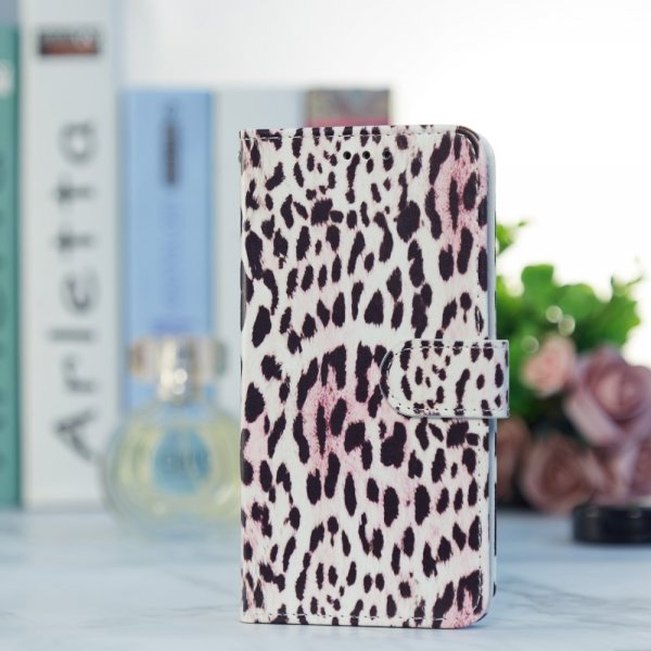 iPhone 15 Plus Fodral Motiv Leopardmönster