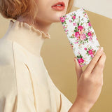 iPhone 15 Plus Fodral Motiv Rosa Marmor
