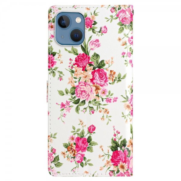 iPhone 15 Plus Fodral Motiv Rosa Marmor