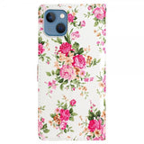 iPhone 15 Plus Fodral Motiv Rosa Marmor