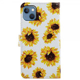 iPhone 15 Plus Fodral Motiv Solrosor